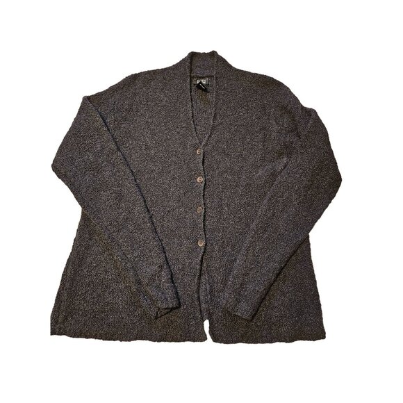 Eileen Fisher Sweaters - Eileen Fisher Womens Wool & Cashmere Blend Cardigan Sweater Charcoal Grey Size L